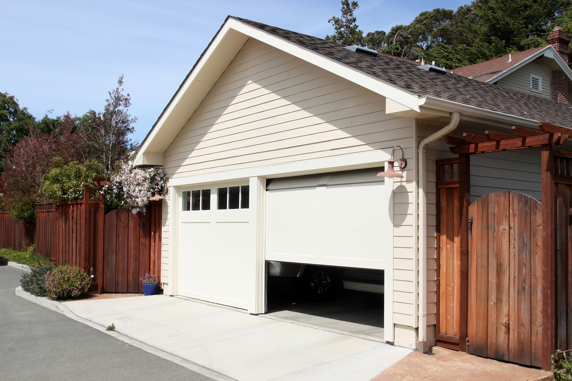 New Garage door keeps reversing  garage door Style